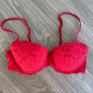 PINK Victoria’s Secret Red Lace Bra